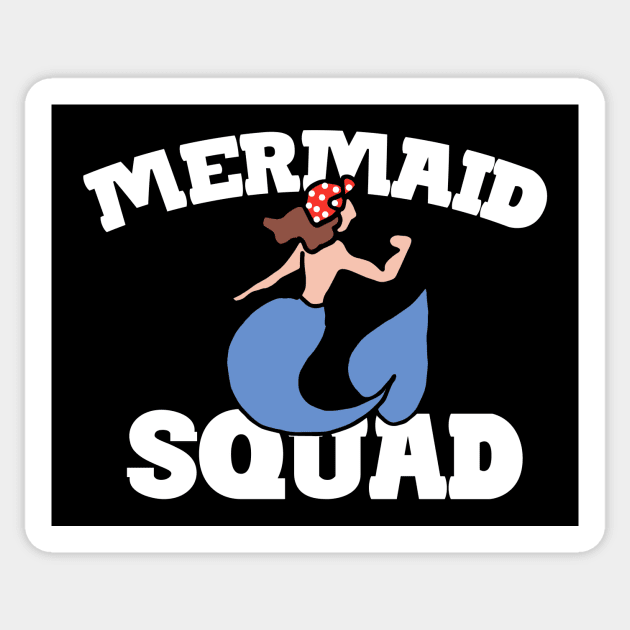 Mermaid Squad Sticker by bubbsnugg